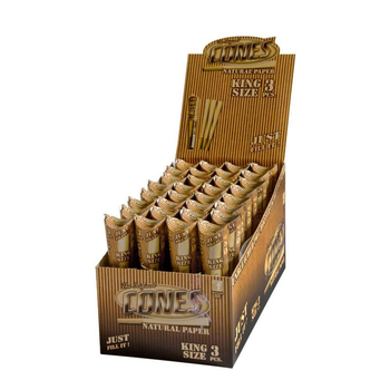 Конусы Cones Natural Display King Size (3шт) - Бренд Cones - Магазин ТОПовых приборов и аксессуаров для  курения  bongstore.ru